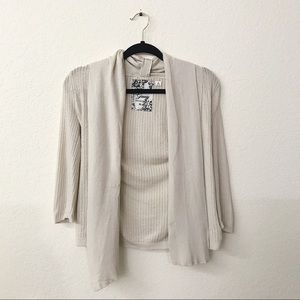 Guess Cream Knit Cardigan